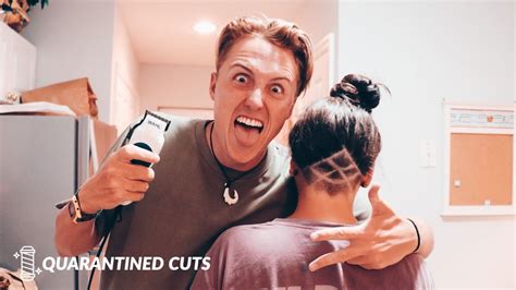 Layered Hair Cut Goes Wrong Quarantined Cuts Youtube
