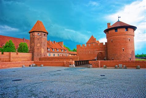 Entrance Into Malbork Castle At Pomerania In Poland Stock Image Image