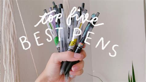 Top 5 Best Pens For Notetakingstudying And Journalling Youtube
