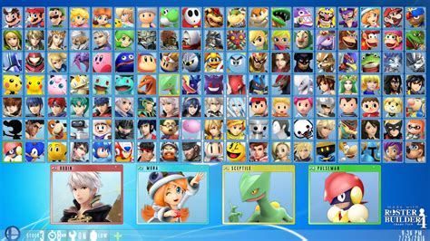 Roster Builder 4 Image Pack Smash Bros For Pc By Connorrentz On