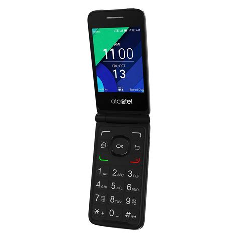 Alcatel 4044c Cricket Quickflip Cell Phone Black