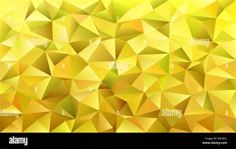 Yellow Geometrical Abstract Triangle Background Polygon Vector