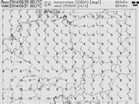 Intenzita srážek je odlišena jednotlivými barvami. Radar počasí chmi / europan-cz.cz