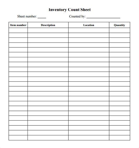 Free Stock Inventory Control Templates In Ms Word Pdf Xls