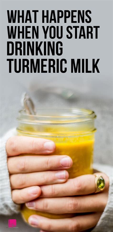 What Happens When You Start Drinking Turmeric Milk Turmeric Milk