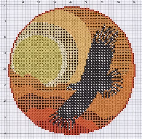 Each number/letter fits into 30stitch x 40stitch. Free cross stitch pattern Dreamcatcher | DIY 100 Ideas