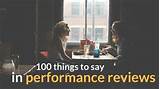 Performance Review Useful Phrases