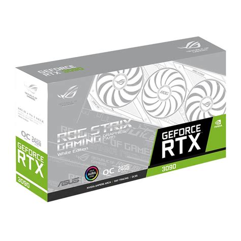 Asus Geforce Rtx 3090 Rog Strix Gaming Oc 24gb Video Card White