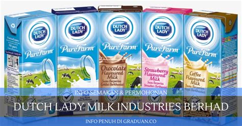 Dutch lady milk industries berhad. Permohonan Jawatan Kosong Dutch Lady Milk Industries ...
