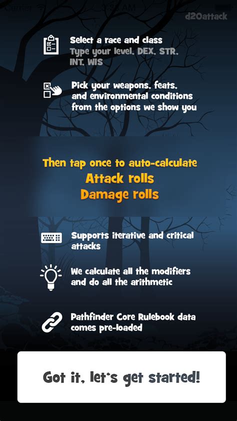 To this you add a modifier. d20 Attack - Pathfinder attack and damage roll calculator ...