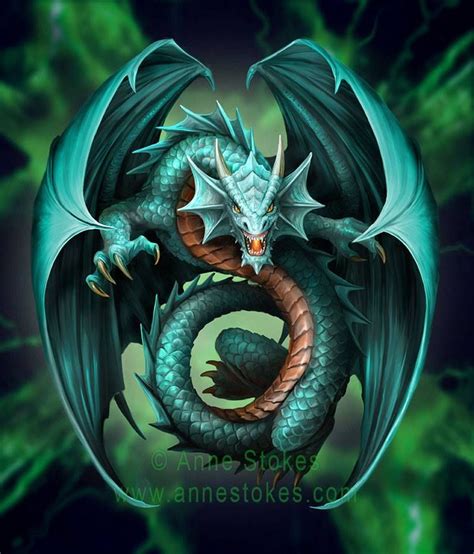 Art Par Anne Stokes Dragon Artwork Emerald Dragon Dragon Tattoo Art