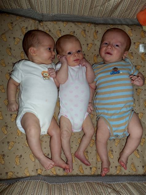 Triplets Toddler Then And Now 8 Weeks Old