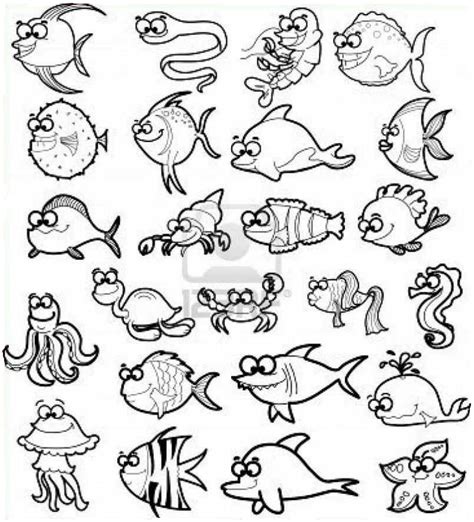 Dibujos Animales Marinos Para Colorear E Imprimir Reverasite