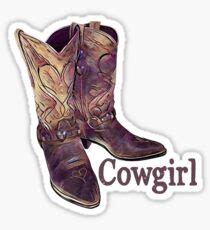 Cowgirl Stickers Redbubble