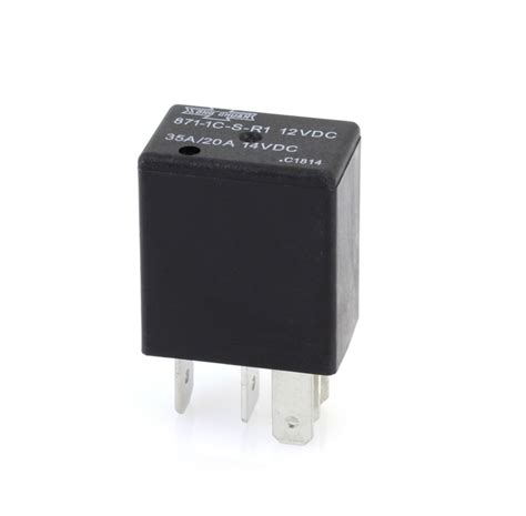 Song Chuan Micro Relay 35a 12v Spdt With Resistor 871 1c S R1 12vdc