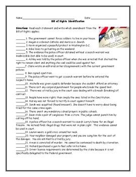 This excel tutorial explores different methods for navigating and managing multiple worksheets. Bill of Rights Amendment Identification Worksheet with ...