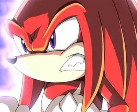 Angry Knuckles Echidna Sonic Art Sonic