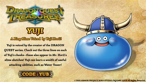 Dragon Quest Treasures Shares T Codes For Monsters Yuji And Pekotte