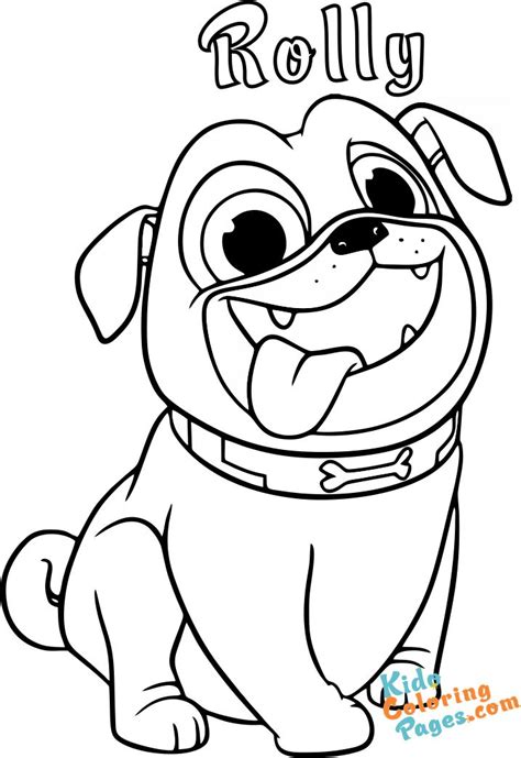 Puppy Dog Pals Bob Coloring Pages