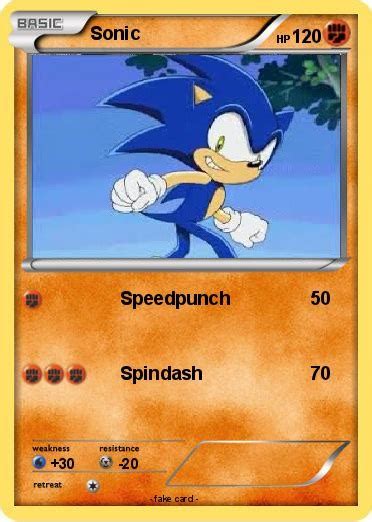 If heads, prevent all effects of an attack, including damage, done to sonic during your opponent's next turn. Sonic Pokemon Cards-Sonic by Qulli2 on DeviantArt