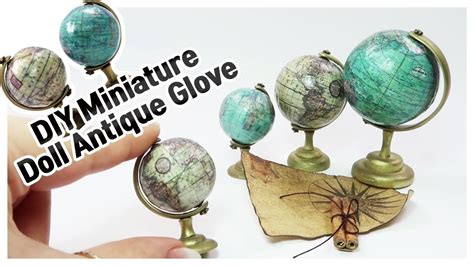 Tutorial Miniature Globe Dollhouse Miniature Tutorials Miniatures