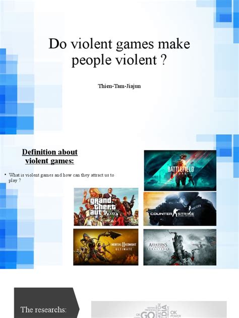 Do Violent Games Make People Violent Pdf