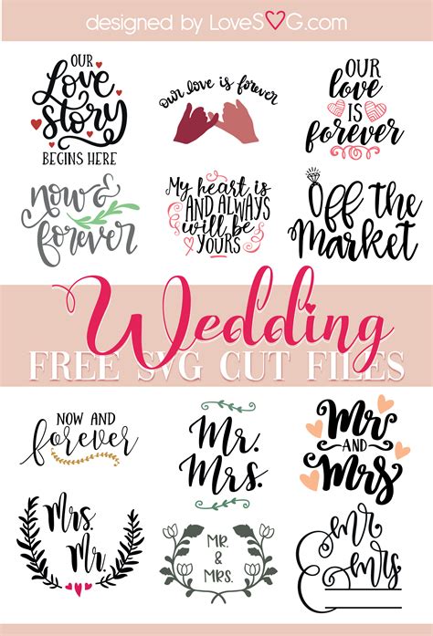 Pin on Free Wedding SVG Cut Files