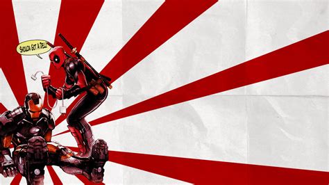 Deadpool And Ironman Wallpaper By Franky4fingersx2 On Deviantart