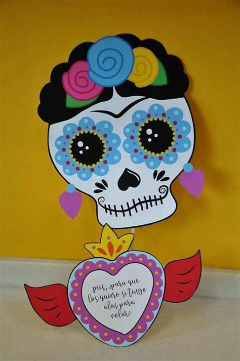 Pin By Kay Rey On D A De Muertos Halloween Photo Booth Props