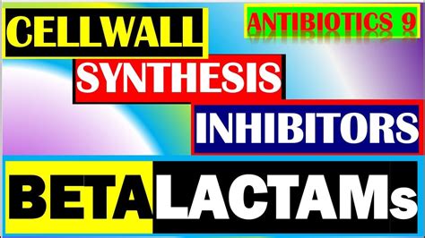 Beta Lactam Antibiotics Pharmacology Mechanisms Actions Resistance Part