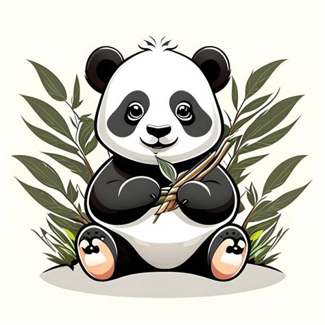 Premium Ai Image Cute Panda