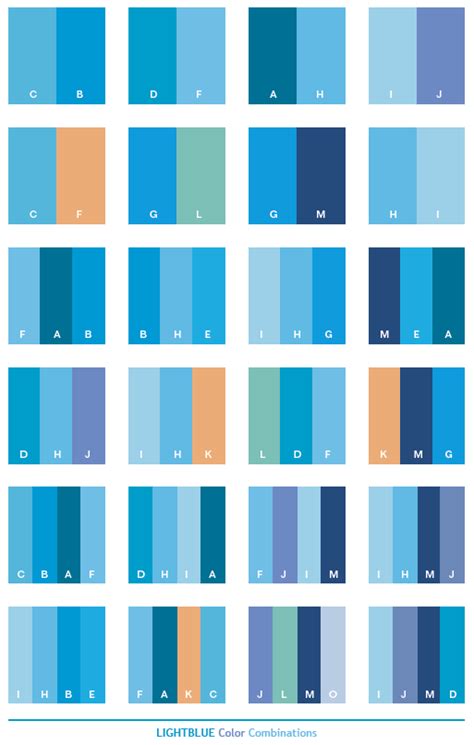 Light Blue Color Schemes Color Combinations Color Palettes For Print