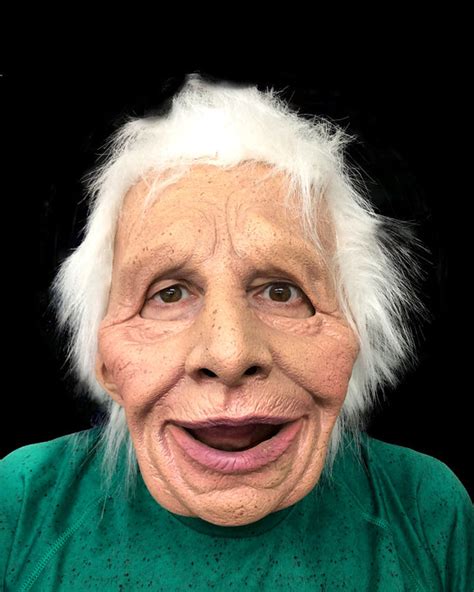 Aunt Kathy Old Lady Woman Female Mask With Moving Mouth Zagone