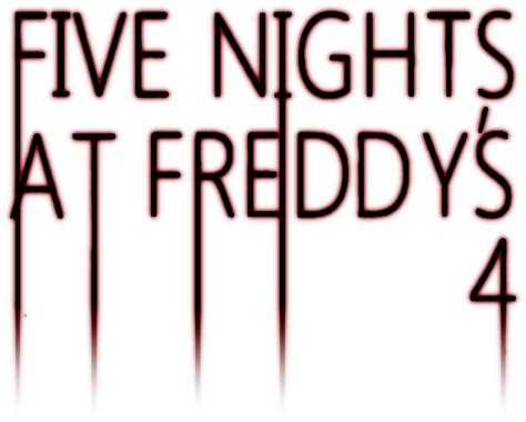 Logo For Five Nights At Freddys 4 By Nunya Steamgriddb