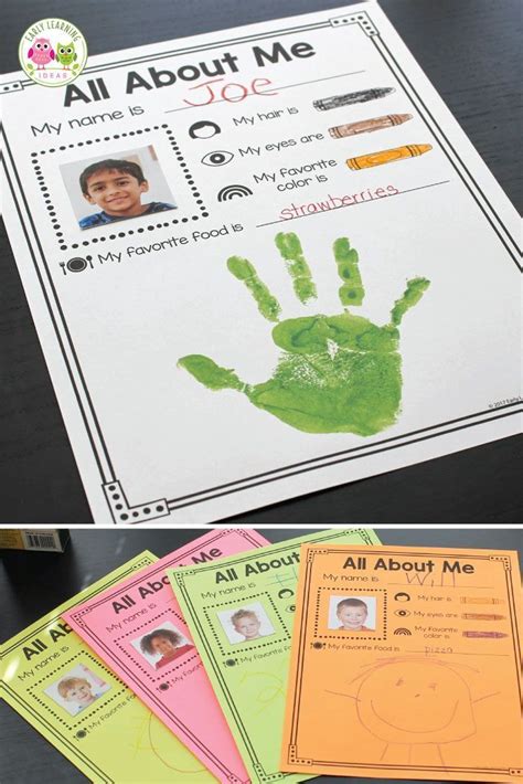 Here Is A Fun Activity Idea For Your All About Me Theme Unit And Lesson Plans In Preschool And