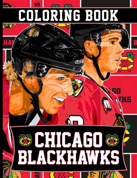 Chicago Blackhawks Coloring Book Creative Coloring Books For Kid And