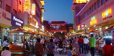 Late night restaurants in porto. Dunhuang Shazhou Night Market