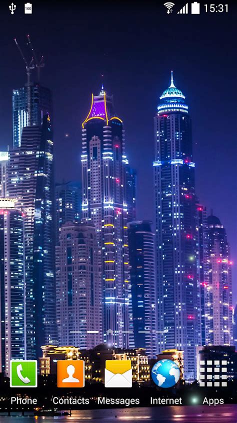Find the best night sky wallpapers on getwallpapers. Dubai Night Live Wallpaper - Android Apps on Google Play