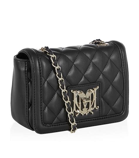 Love Moschino Quilted Crossbody Bag In Black Lyst