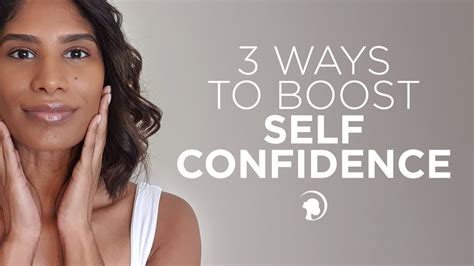 Self Confidence And Easy Ways To Boost It Youtube