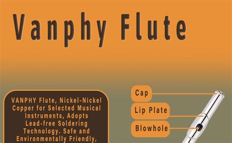 Vanphy Flutes Closed Hole C For Beginners Kids Student 16