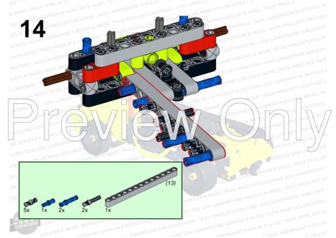 Lego Moc 42161 B Model Truck By Roelofs Creations Rebrickable Build