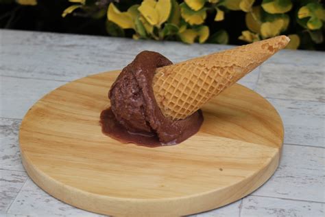 Melted Chocolate Ice Cream Cone Just Dough It