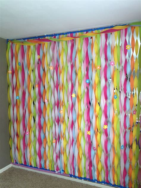 Check out our streamers decoration selection for the very best in unique or custom, handmade pieces from our декор для вечеринок shops. Streamers wall decoration. Fantastic way to cover up a 90 ...
