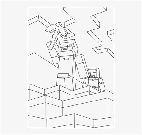 Join the holy war against zombies! Minecraft Steve - Minecraft Coloring Pages Steve And Alex ...