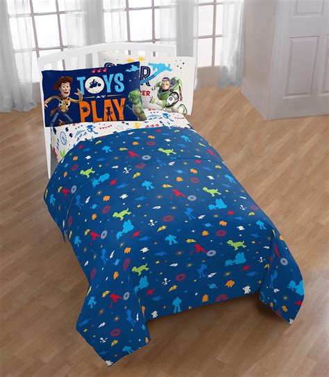 Buy Toy Story Novelty Microfiber Bedding Set Twin 4 Pieces Blue