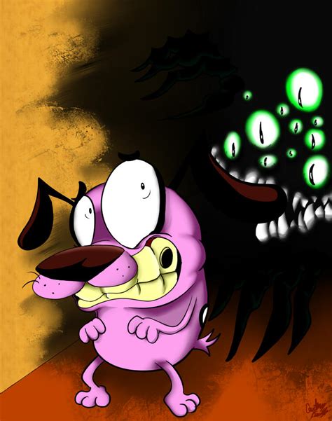 Courage The Cowardly Dog By Invdrscar On Deviantart