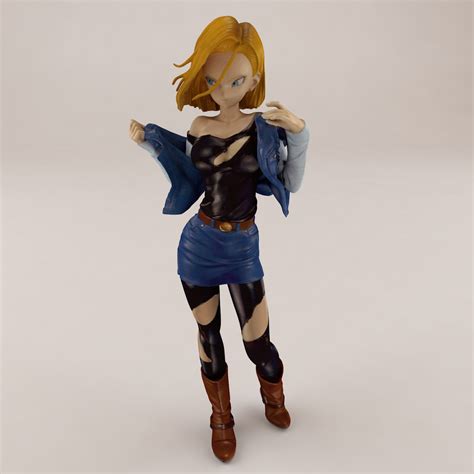 Dragon Ball Android No18 3d Printing Model