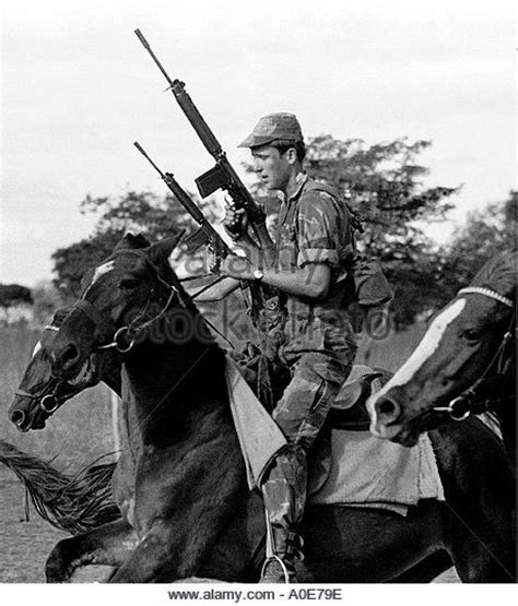 Rhodesian Troops In The Bush 1975 Stock Image Military Special