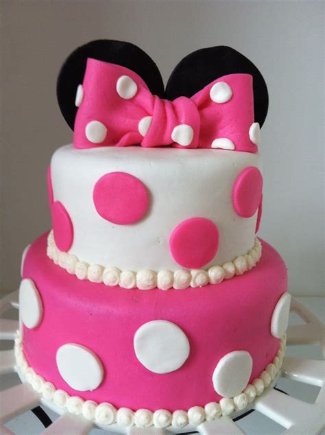 Rachels 2nd Birthday Cake Minnie Mouse Birthday Cakes Minnie Cake